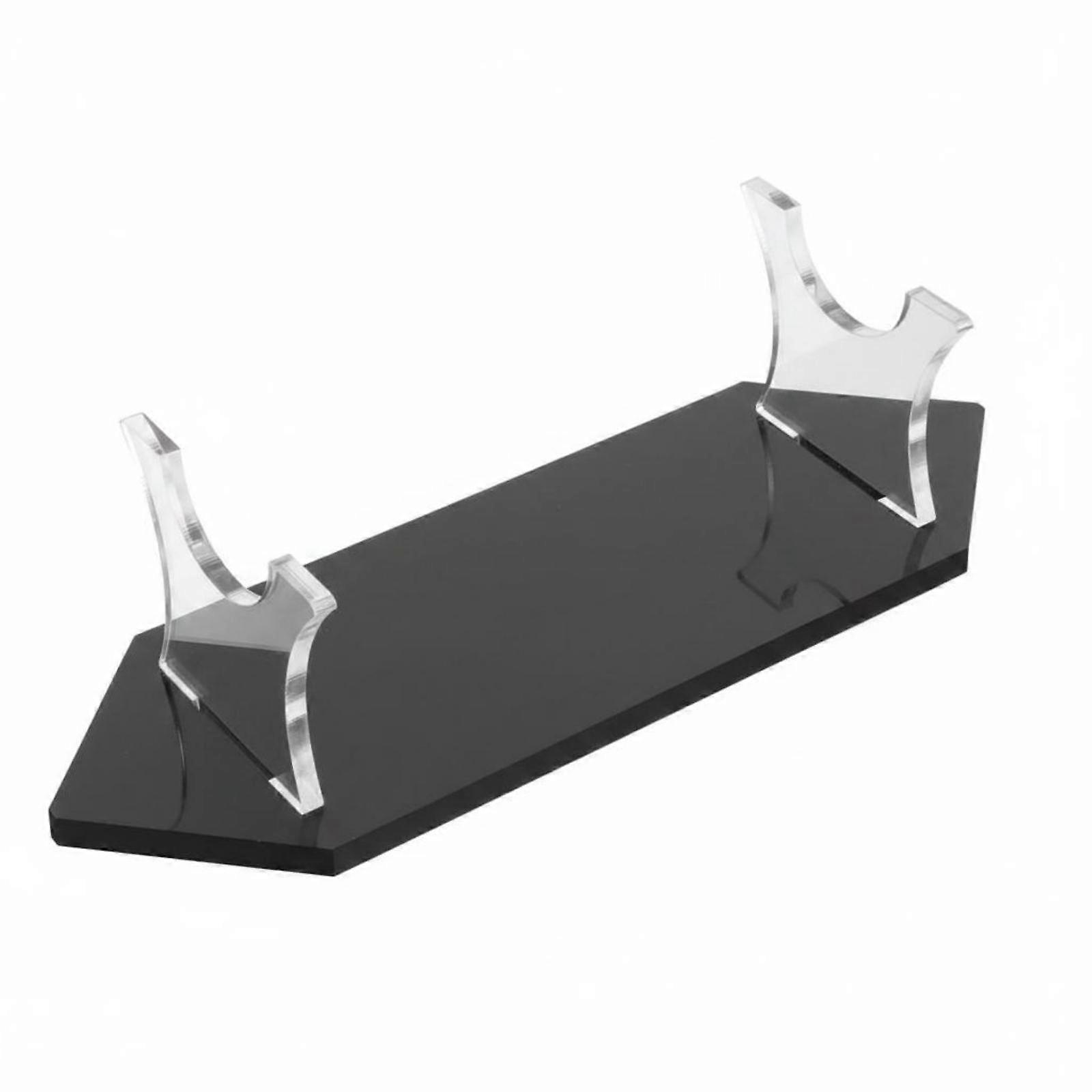 Acrylic Stand Curved Cradle Stand Rectangular Base Desktop Prop Holder