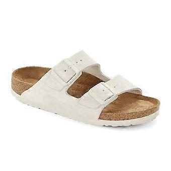 DoubleBuckle korkfotbäddsandaler, justerbara slip-on-sandaler för ljusa sommarkläder