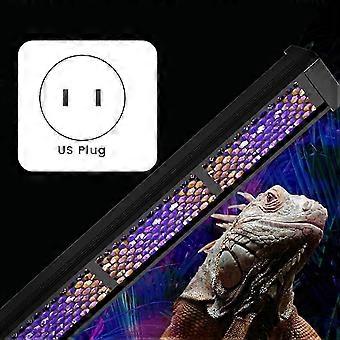Lampada per rettili UVB da 12 pollici, timer 4H/8H/12H, 3 modalità di illuminazione, 5 livelli di luminosità, lampada UVA UVB da 12 W, spina USA