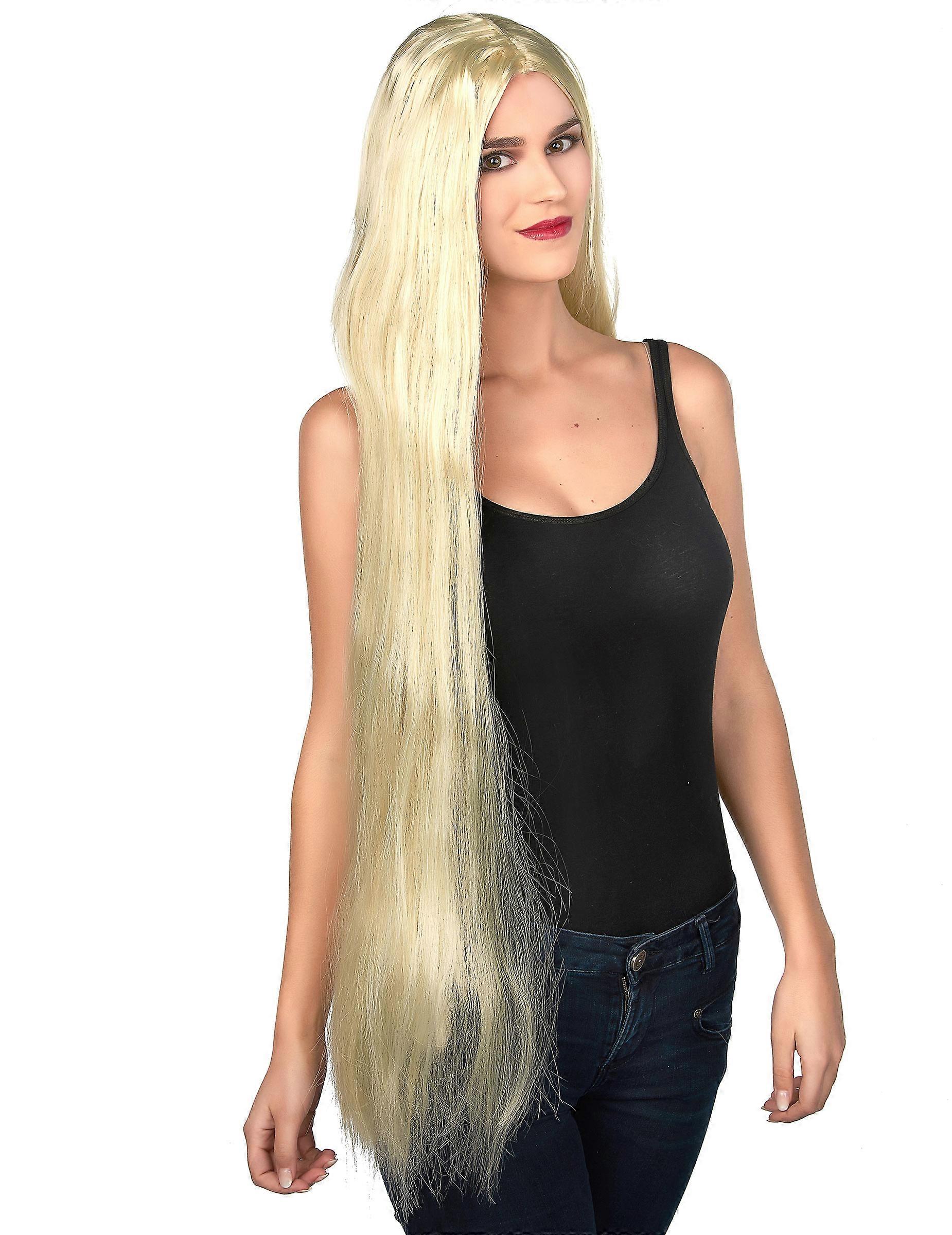 Long blonde wig for women