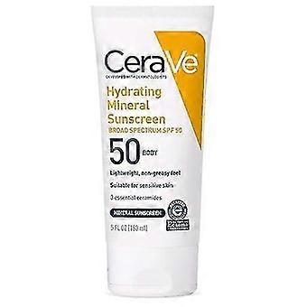 Minerale zonnebrandprimer met SPF 50, lichte, hydraterende bescherming voor alle huidtypen.