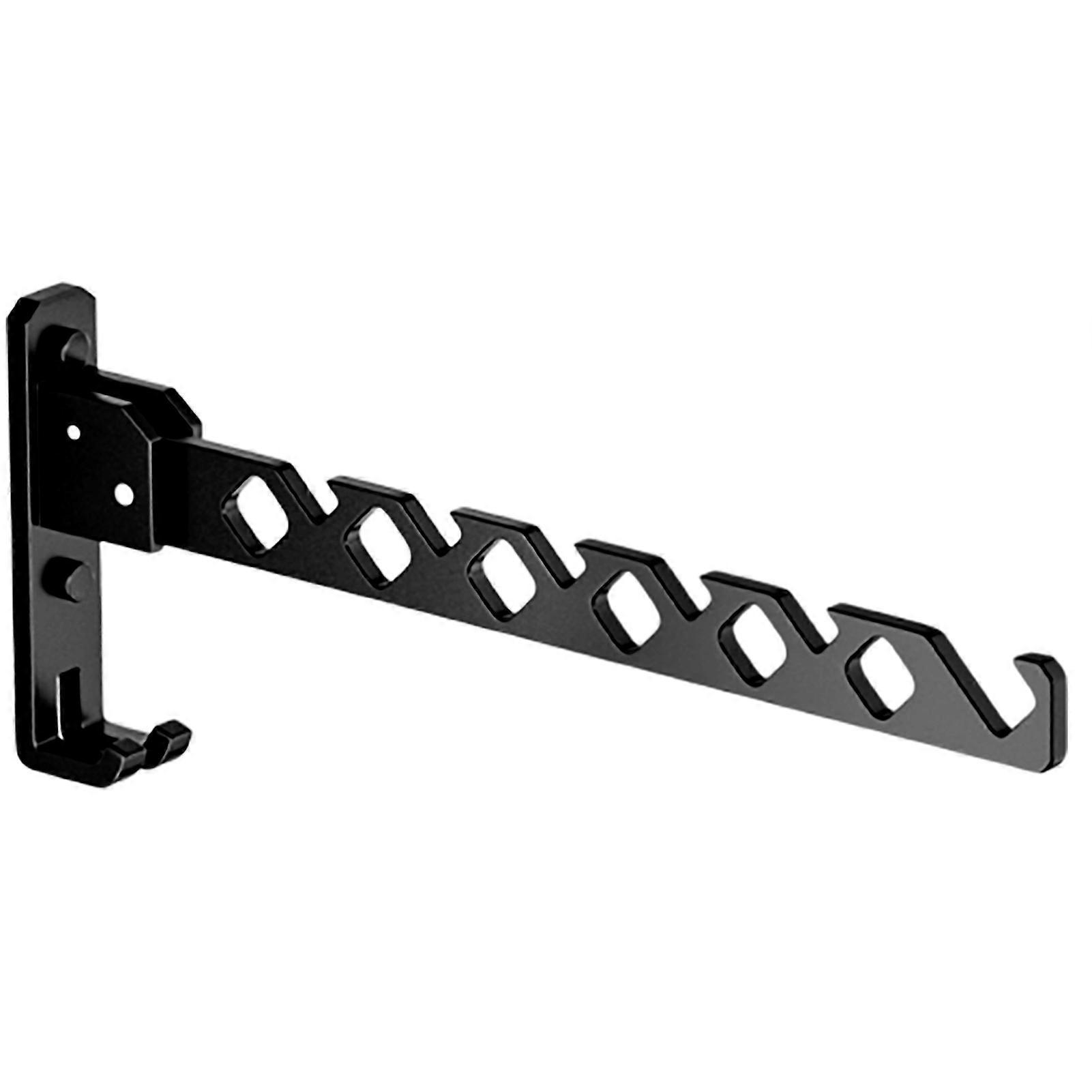 No Drill Wall Mount Foldable Clothes Hanger for Bathroom