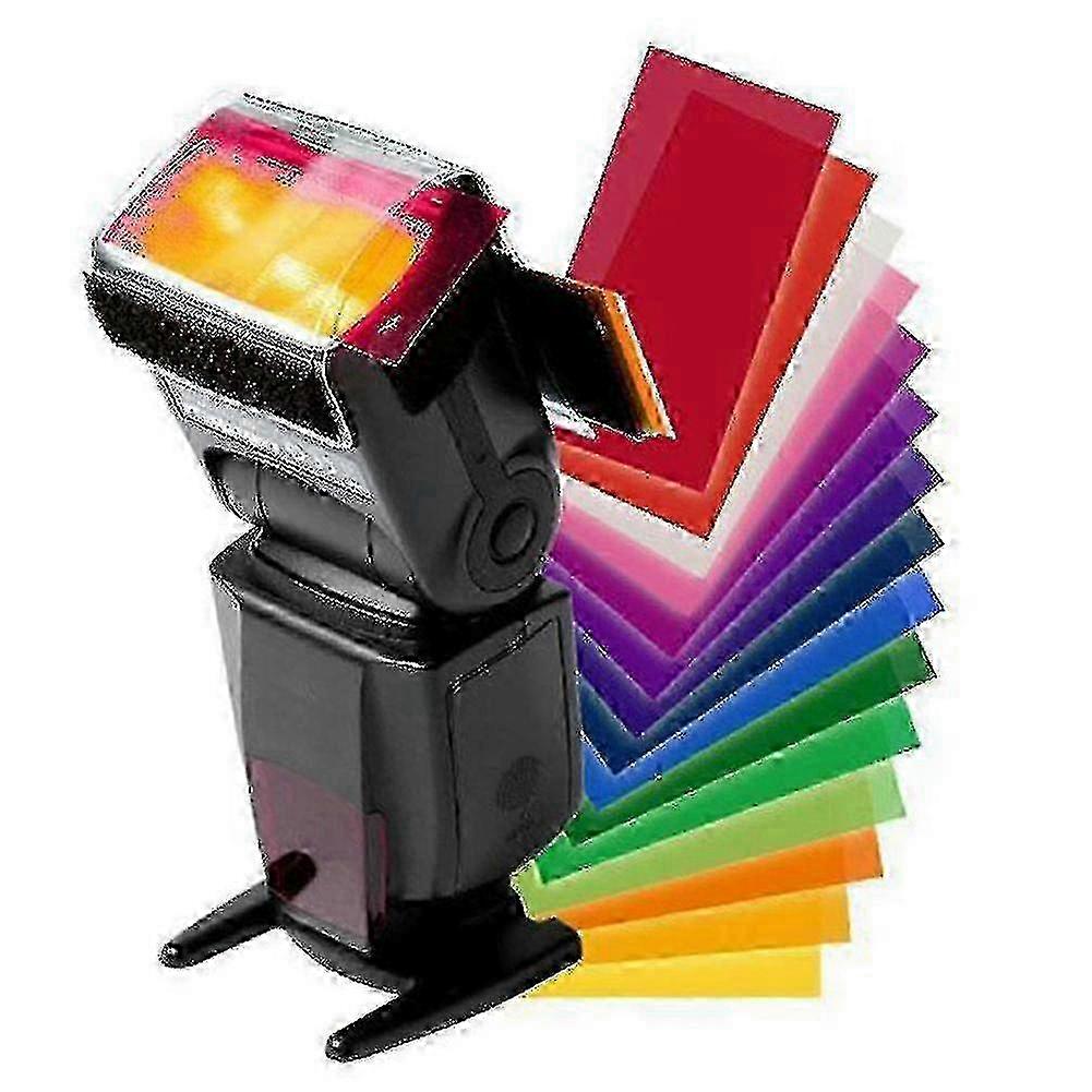 12-Color Flash Gel Filter Set