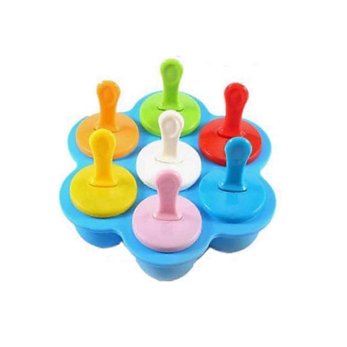 Mini 7-Cavity Silicone Popsicle Mold