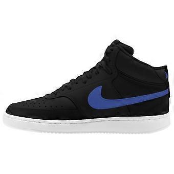Nike Court Vision Mid schoenen zwart/blauw CD5466-007