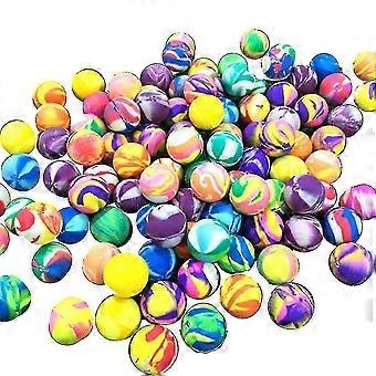 Bouncy Balls 100 Pack Rubber Jumping Balls Party Bag Filler Bulk for Kids Birthday Children's Day