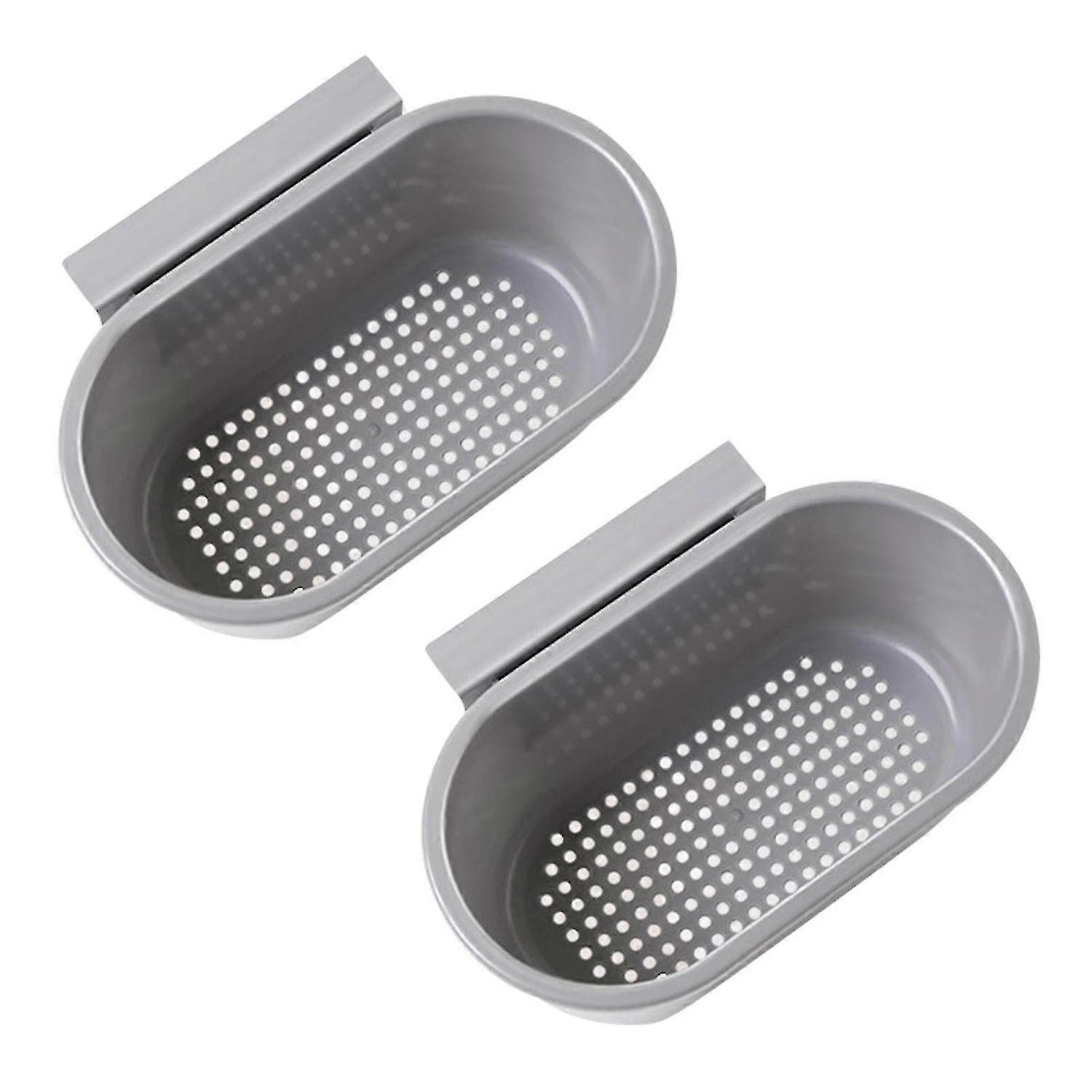 2Pcs Drain Filter For Sink Corner Basket