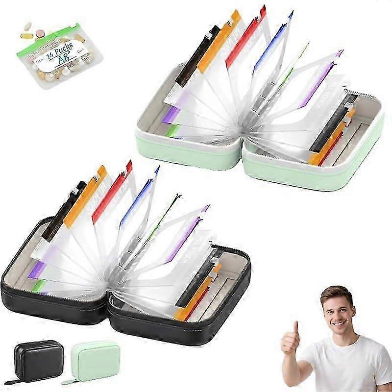 Waterproof A8 Pill Pouch Set 14 Units