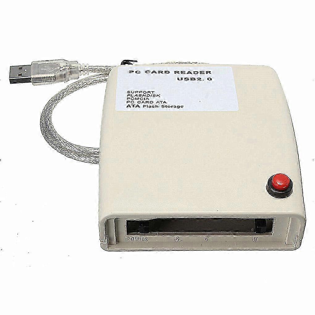 White ABS USB 2.0 Card Reader