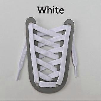 New 1cm Wide Flat High-quality Shoelace Double-layered Polyester-cotton Shoelaces Sneakers Canvas Shoes Shoelace 1Pair
