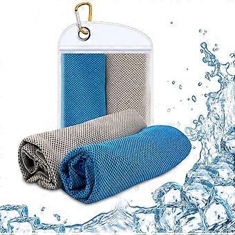 Cooling Towel Set - Microfiber Towels For Sports, Fitness, Yoga, Golf And Travel