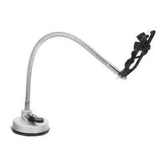 Hair Dryer Holder with Suction Cup, Adjustable Stainless Steel Blow Dryer Stand for Bathroom, NoDrill Installation
