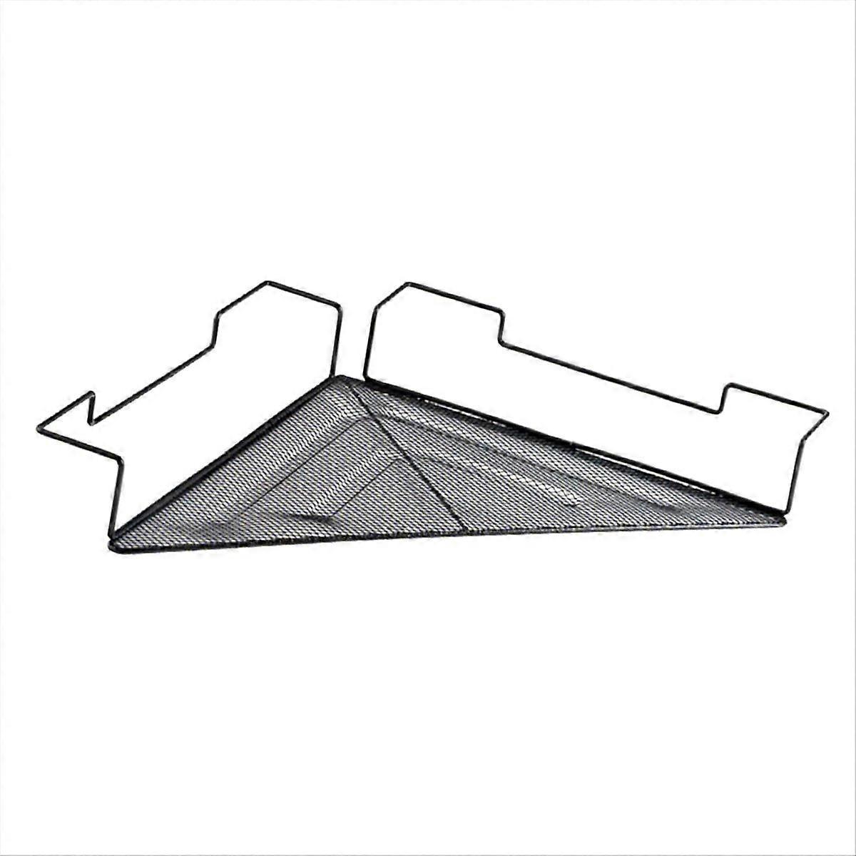 Office Cubicle Shelf, Wire Corner Sundries Storage Rack Mod