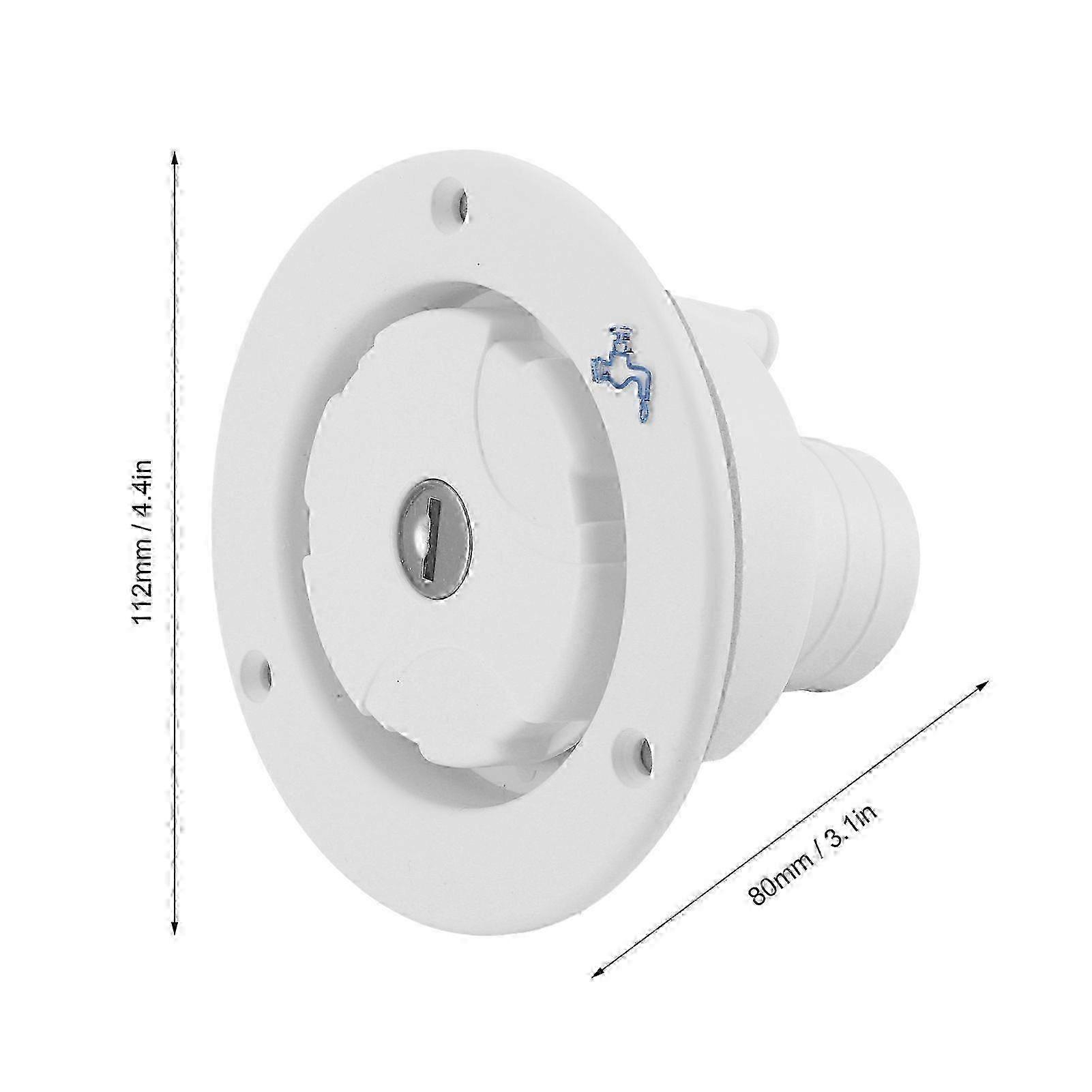 Lockable Gravity Water Inlet Hatch