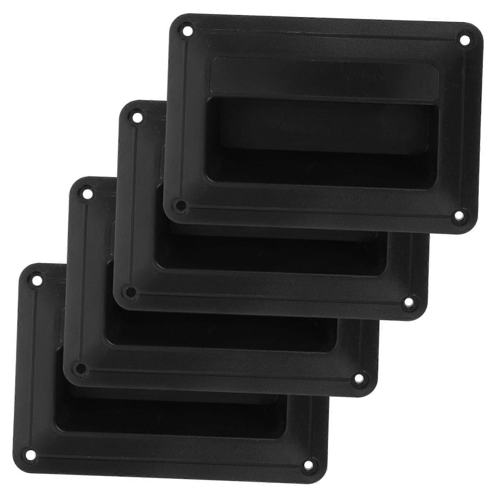 4pcs Replacement Speaker Handles Plastic Side Handles for Speaker Cabinets Durable Grip