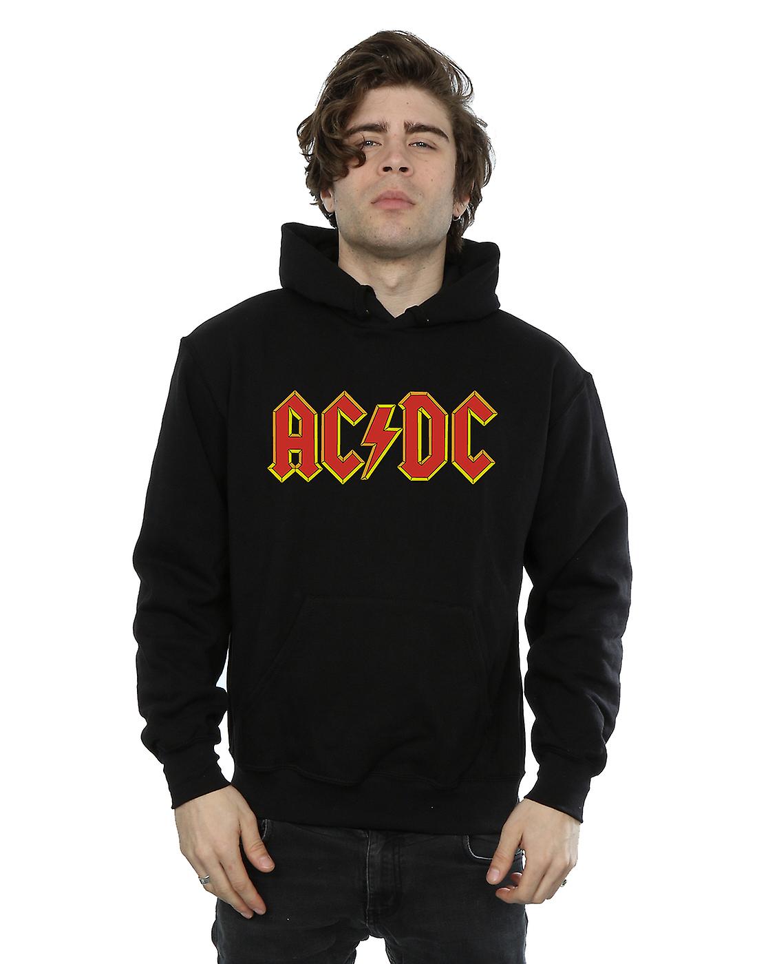 AC/DC 男士红色徽标连帽衫