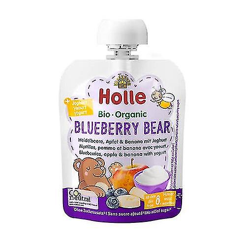 Smoothie blueberry bear apple and banana with Bio yogurt 8m+ 85 g (Blueberries - Banana - Apple - Yogurt)