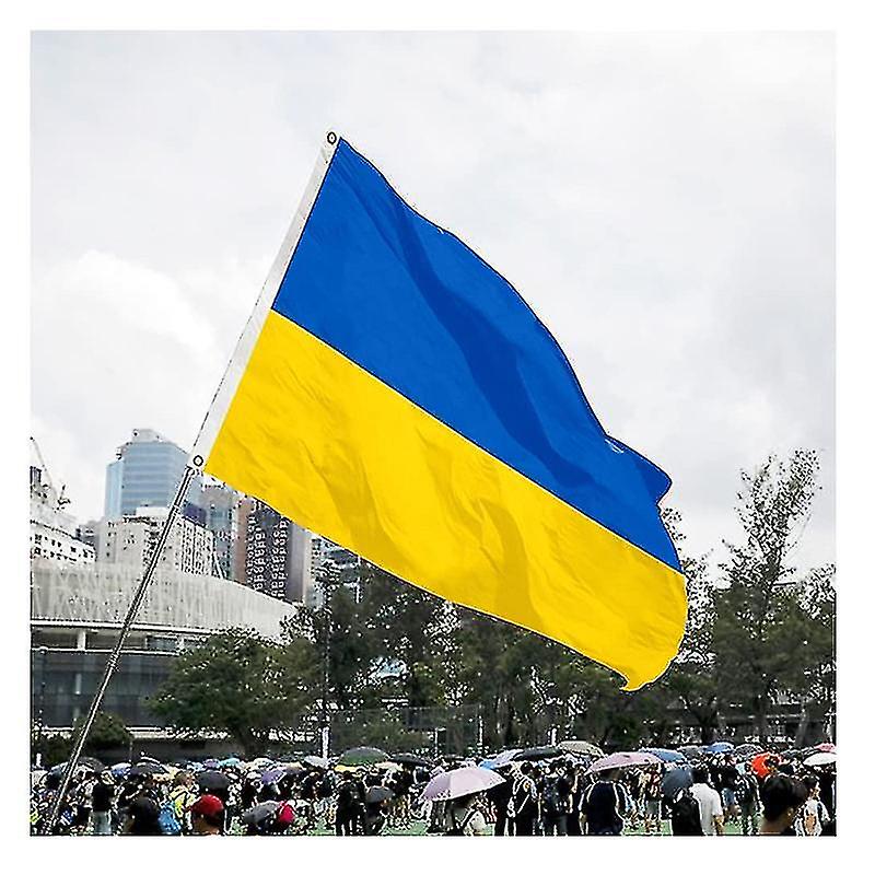 Ukrainian S Double Stitched Ester With Grommets (3 X 5 Ft)