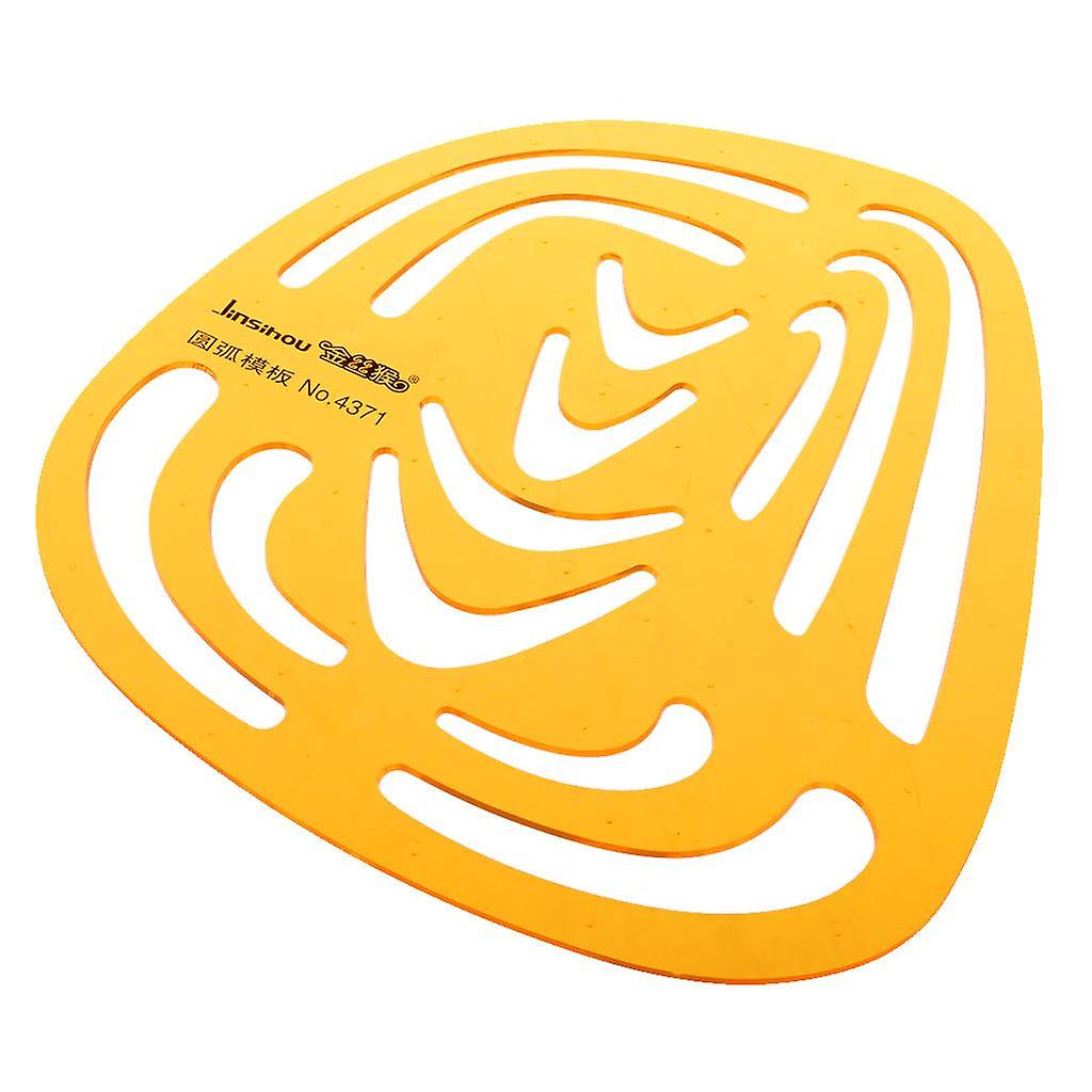 Plastic Drawing Tools Multipurpose Mathematics Template Ruler 180x160mm