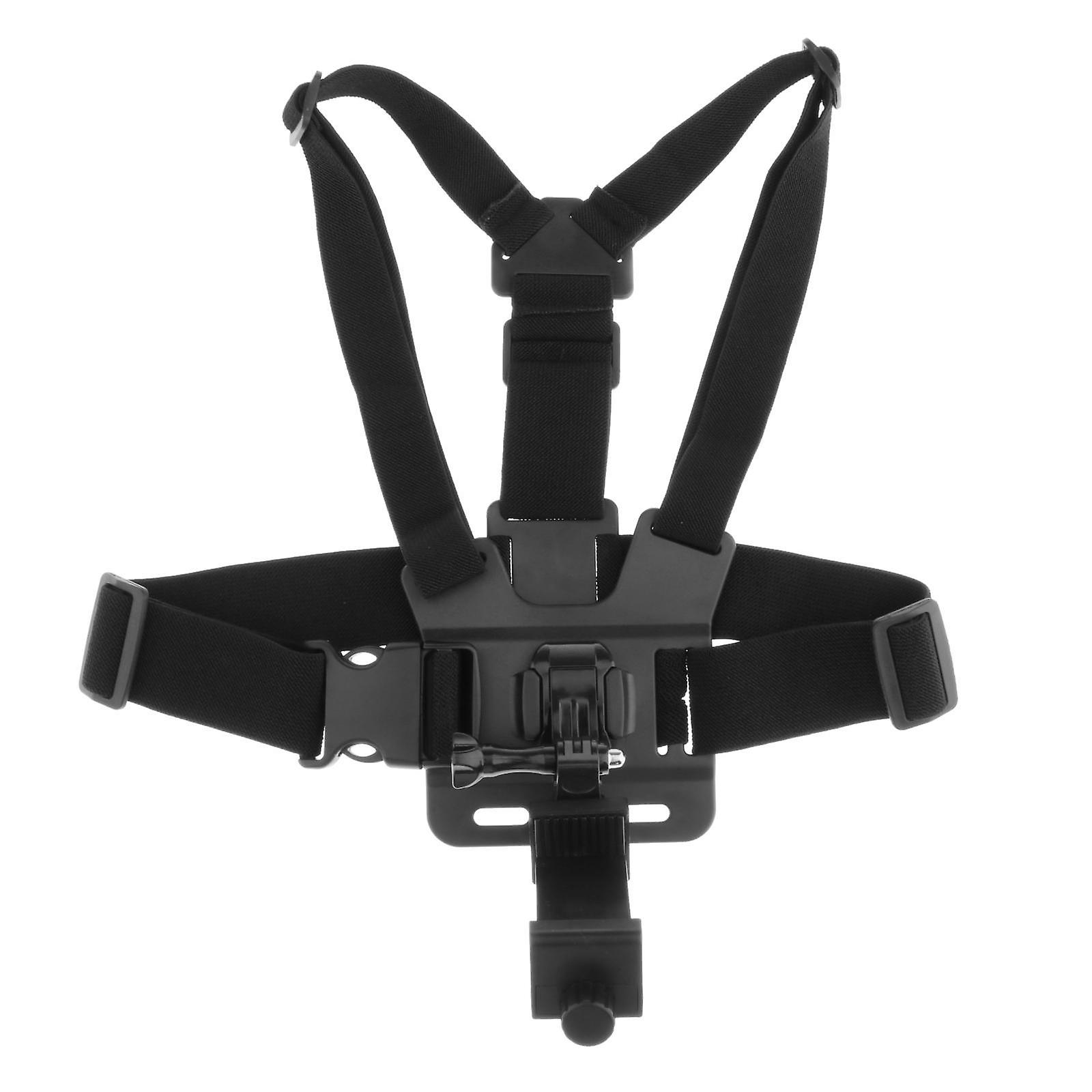 Smartphone Chest Mount Harness Strap Holder with Cell Phone Clip Adjustable