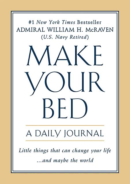 Make Your Bed A Daily Journal by William H. McRaven Paperback Book