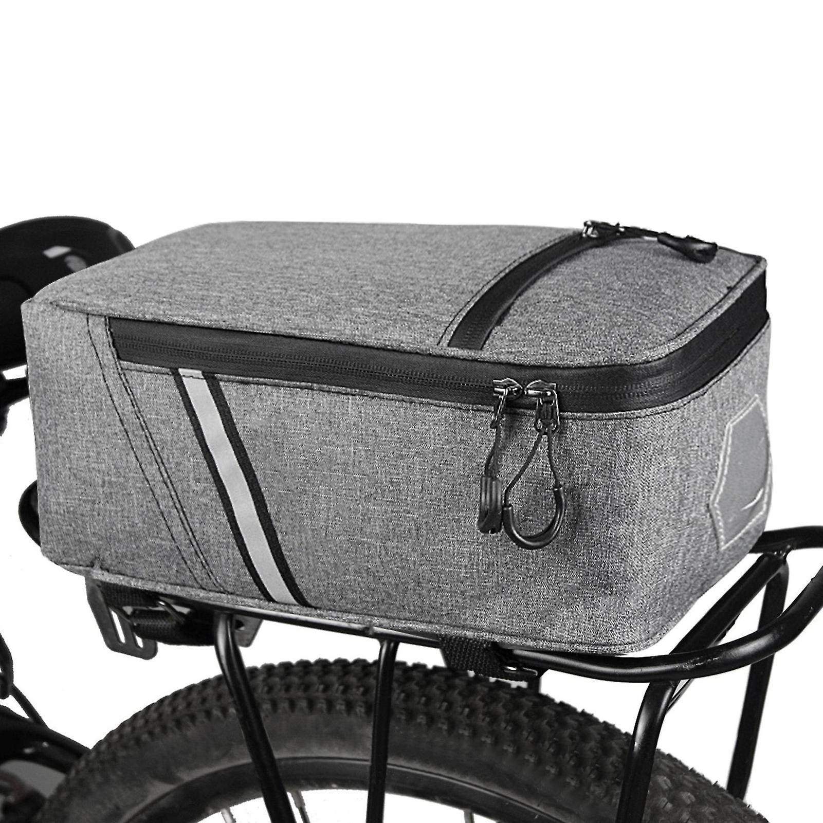 5l Bicycle Rear Rack Bag Water-resistant Trunk Bag Cycling Seat Pack