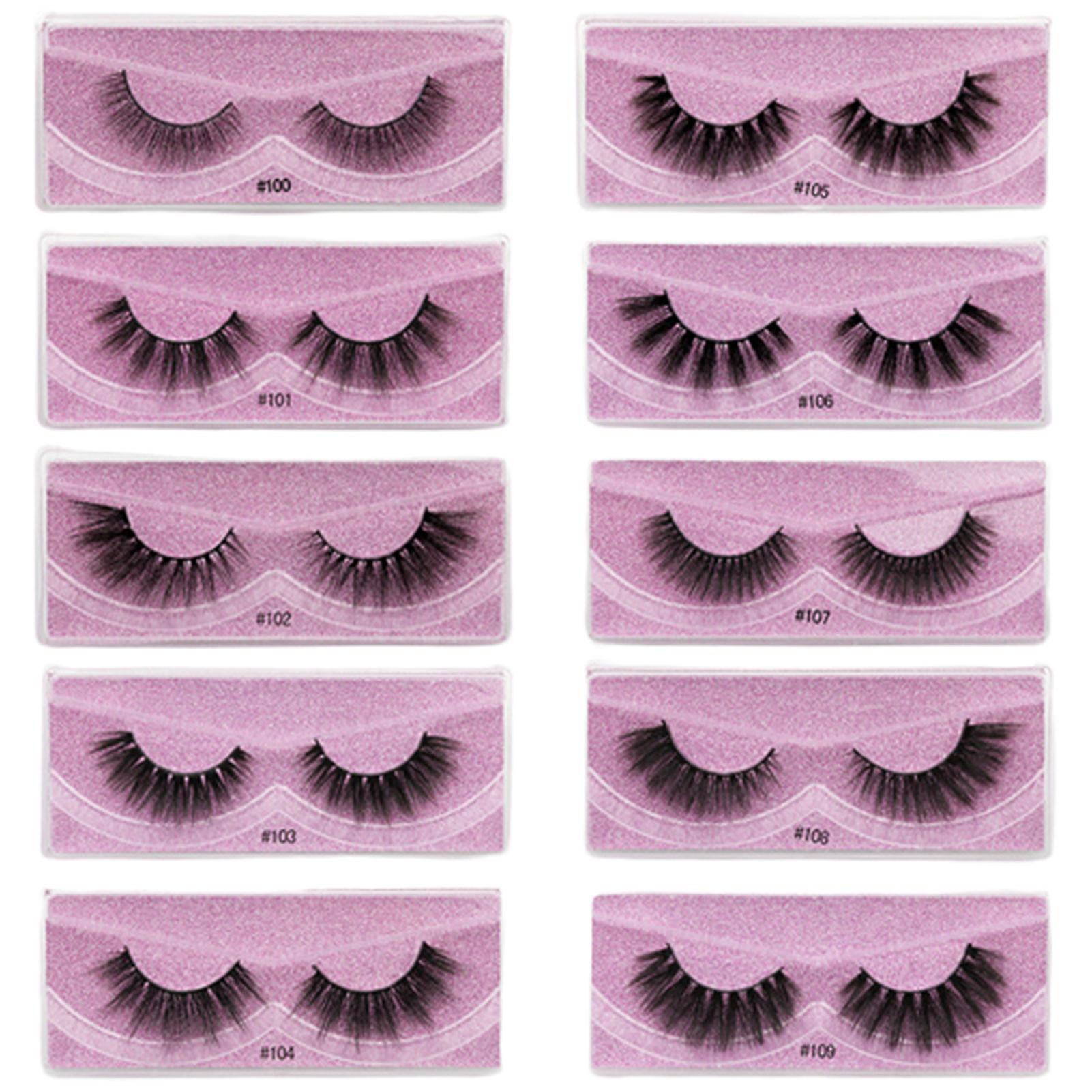 Thick Style Soft Curly False Eyelashes Waterproof Sweat-proof Long-lasting False Eyelashes