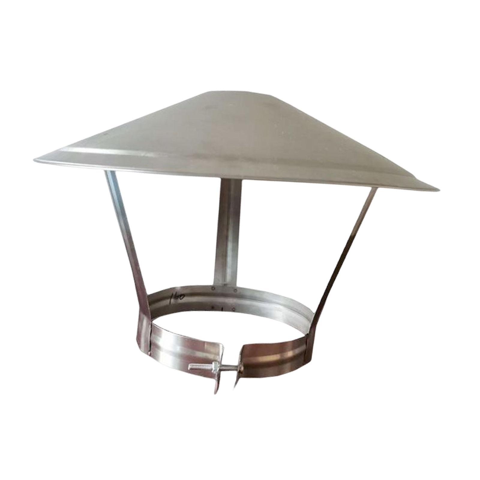 Cheminée Pluie Cap Pipe Cap Rainproof Ducting Pipe Toit extérieur Vent Cap 20cmx35cm