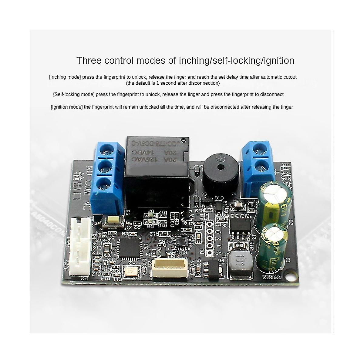 Mobile Phone Nfc Control Board Fingerprint Ic Card Diy Relay Module 13.56mhz Access Control Card Co