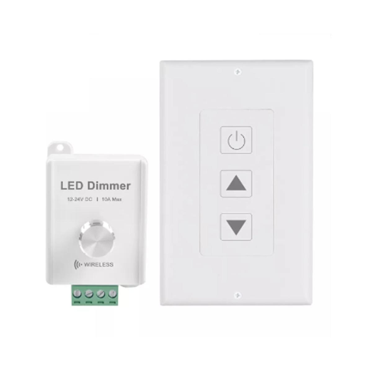 Dc12v-24v 10a Wireless Dimmer With Touch Remote For Single Color (u1)