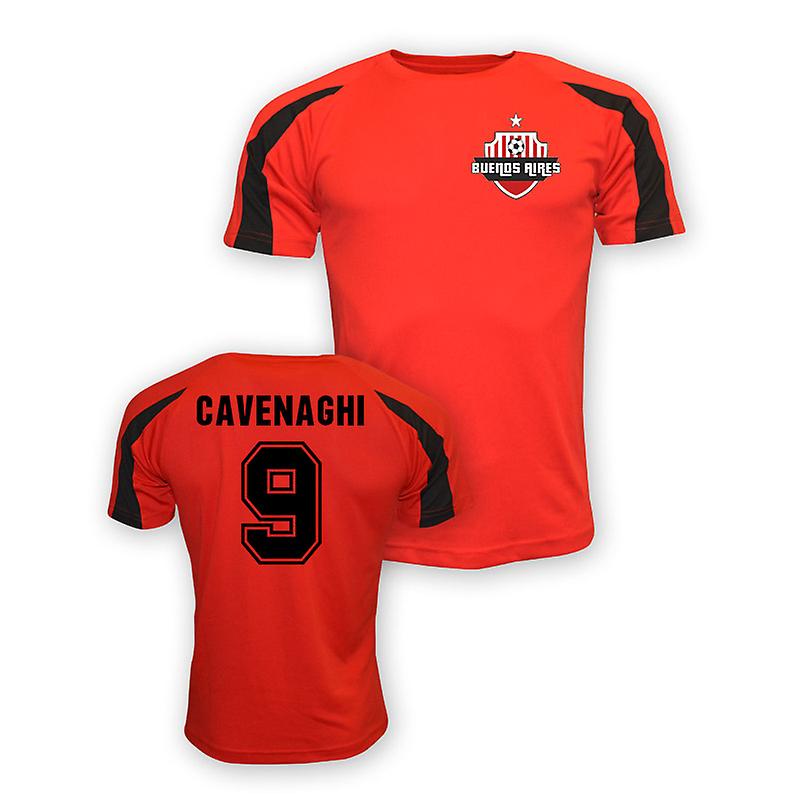 费尔南多 · Cavenaghi 河板运动训练球衣 (红色)