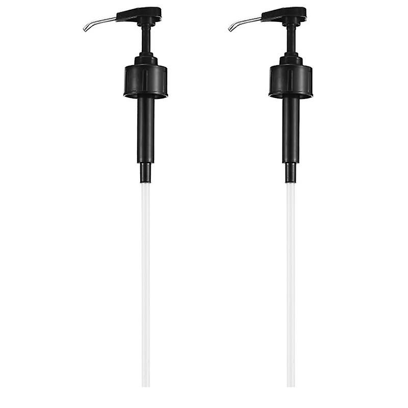 2Pcs Oyster Sauce Oil Bottle Pump Nozzle Press Kitchen Restaurant Replacement