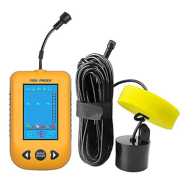 Portable Fish Finder Handheld Wired Fish Depth Finder Kayak Boat Fishfinder With Sonar Transducer For Outdoor Fish Finder