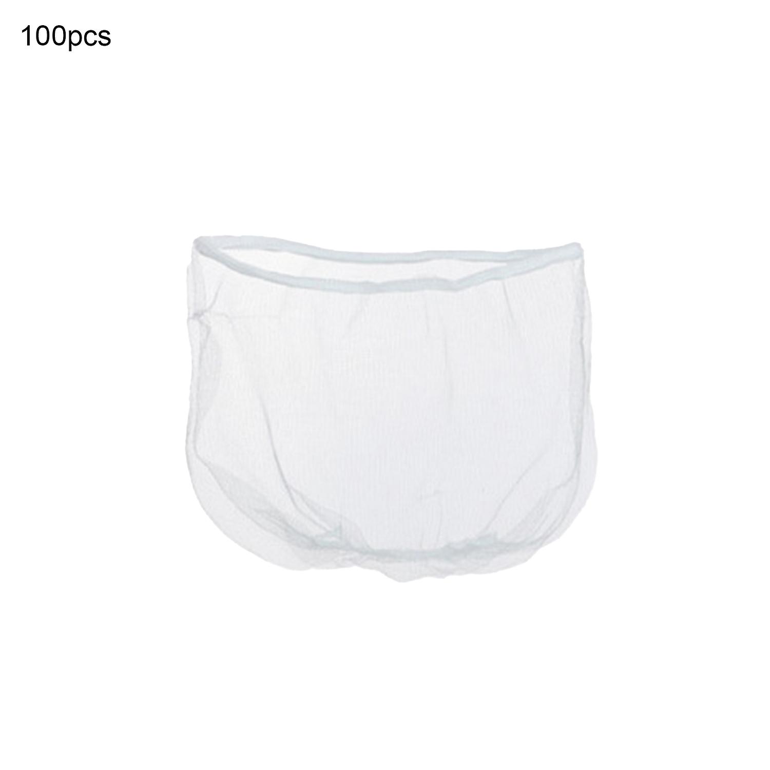 3 x 100Pcs/Set Elastic Dense Texture Sink Filter Mesh Polyester Practical Anti-bloking Sink Strainer