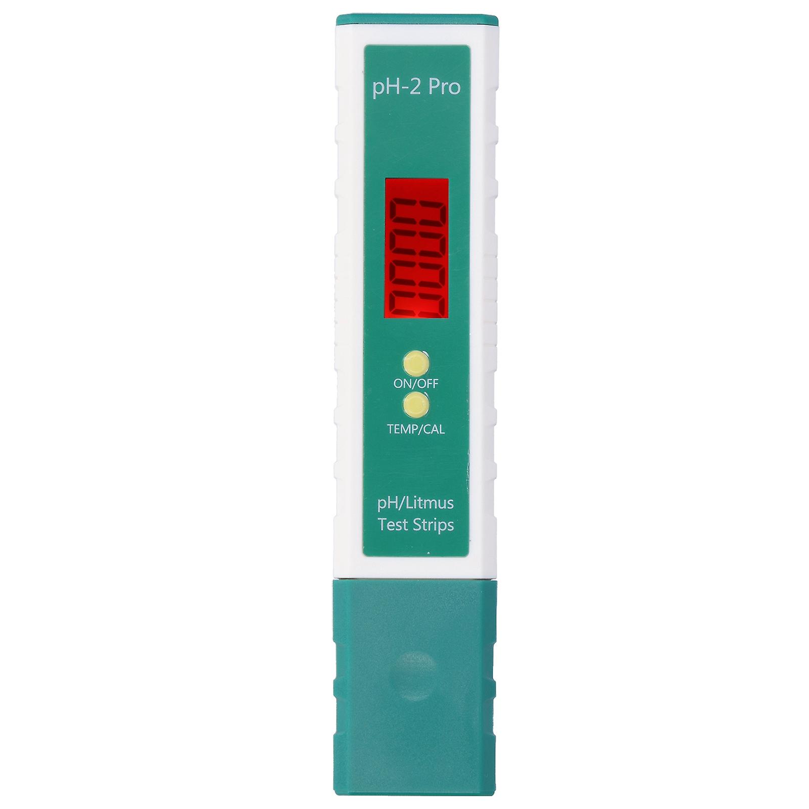 PH Meter Digital PH Detector Pen with Test Strip Function Thermometer for Drinking Pool Water