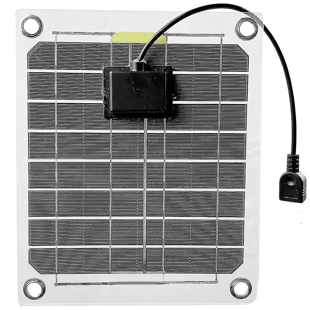 10w Double-sided Powers Generation Solar Panel Tourism Monocrystalline Silicon Usb Mobile Phone Cha