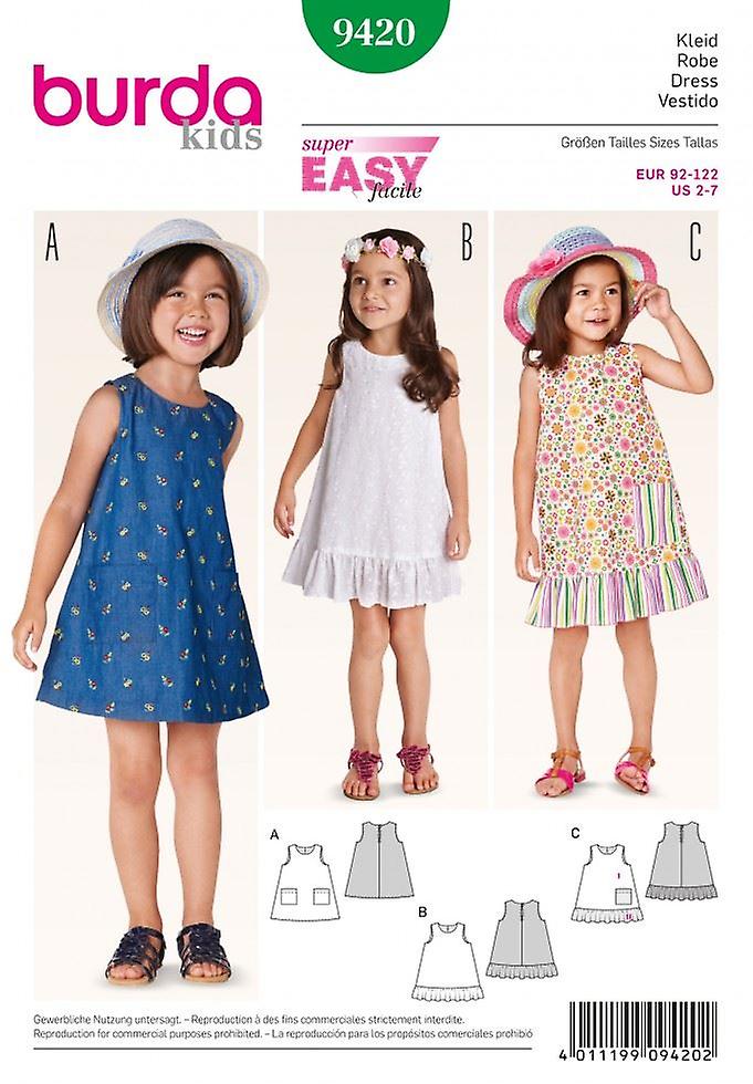 Burda Paper Sewing Pattern 9420
