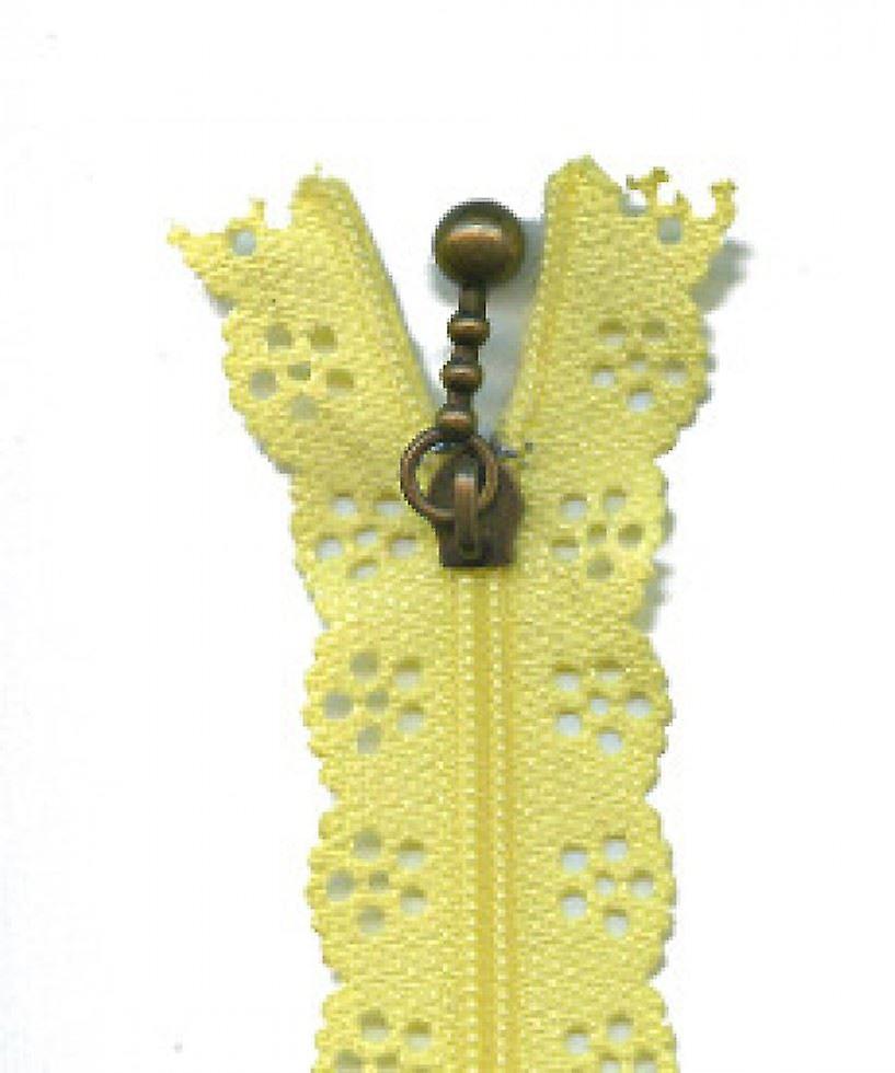 Minerva Flower Lace Dress Zips Buttermilk - 20 cm - each