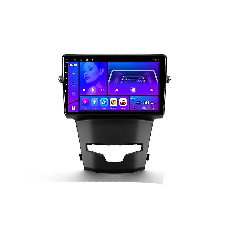Carplay 2din Android Radio Multimedia Video Player For SsangYong Korando 3 Actyon 2 2013 - 2017 GPS