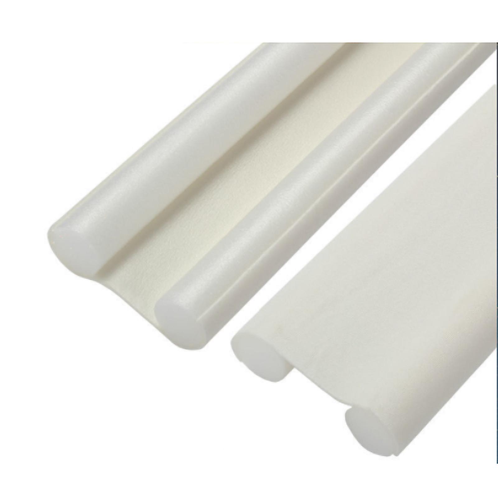 Door Bottom Weather Stripping EVA Soundproof Door Bottom Sealing Strip Weatherproof Noise Blocker GuardWhite