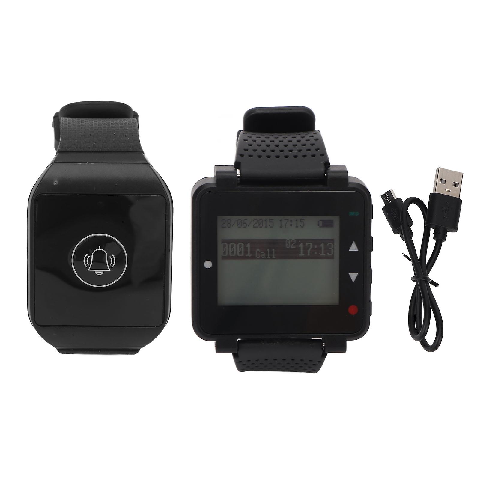 Efficient Restaurant Pager System, Wireless Calling Device With Long Service Time And Reliable Alerts