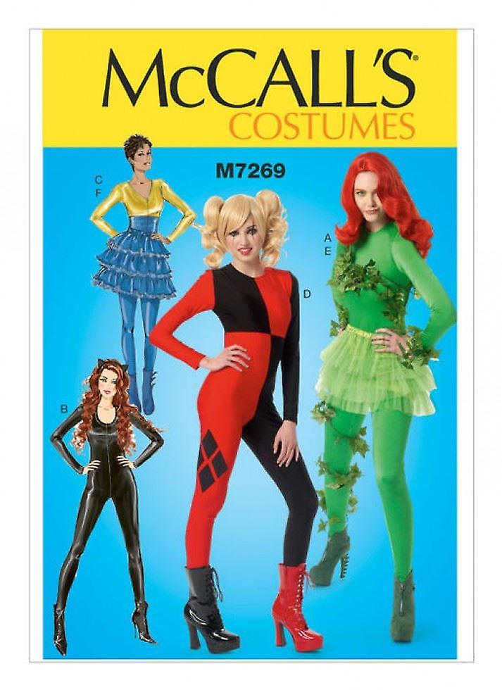McCalls Sewing Pattern 7269 Women 4-6-8-10-12