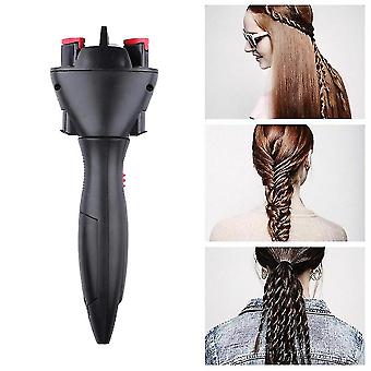 Elektrisk hårflätare Quick Twist Automatisk stickmaskin Styler Styling Tool