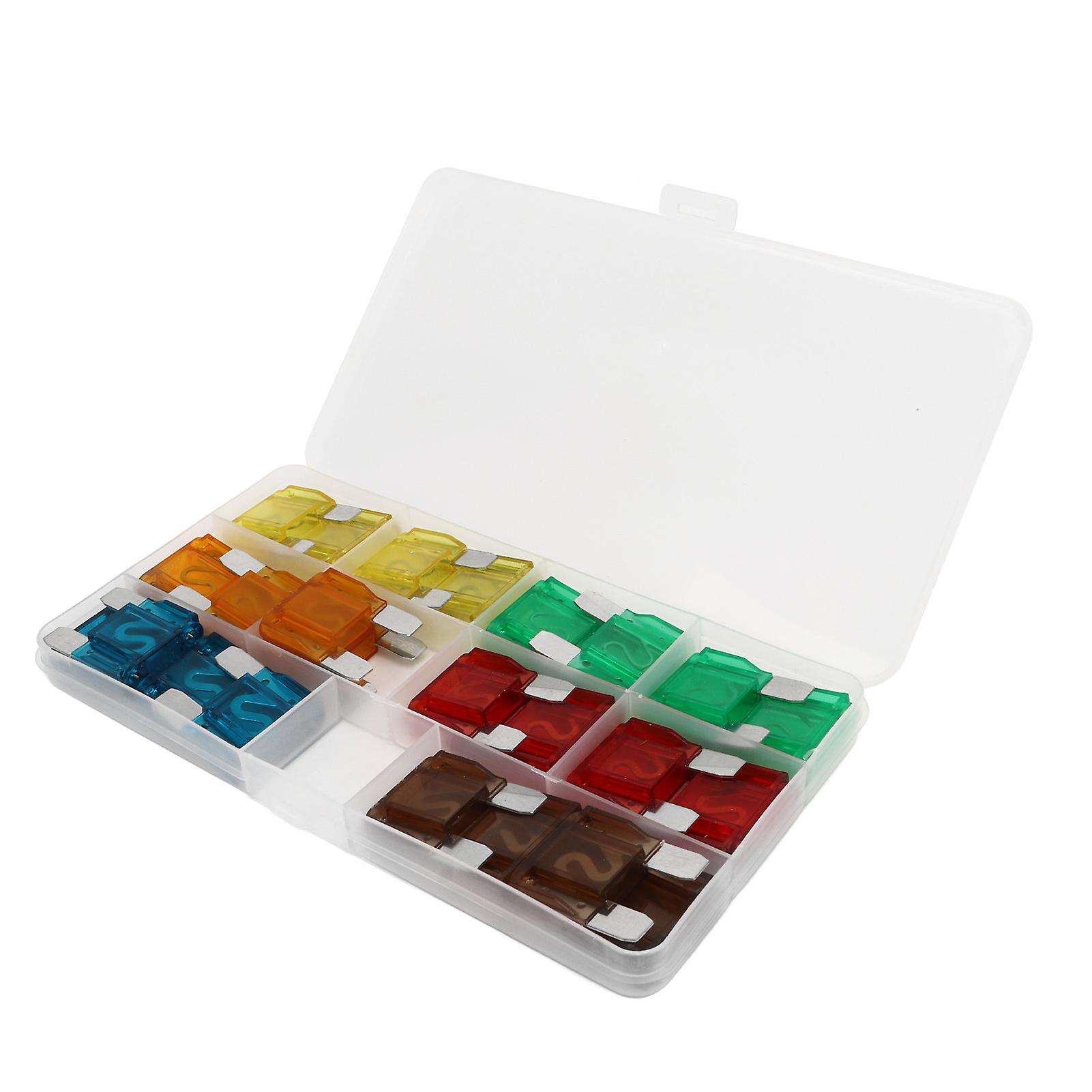24Pcs Automotive Fuse Kit with Storage Box, Zinc Alloy, 20A, 30A, 40A, 50A, 60A, 70A