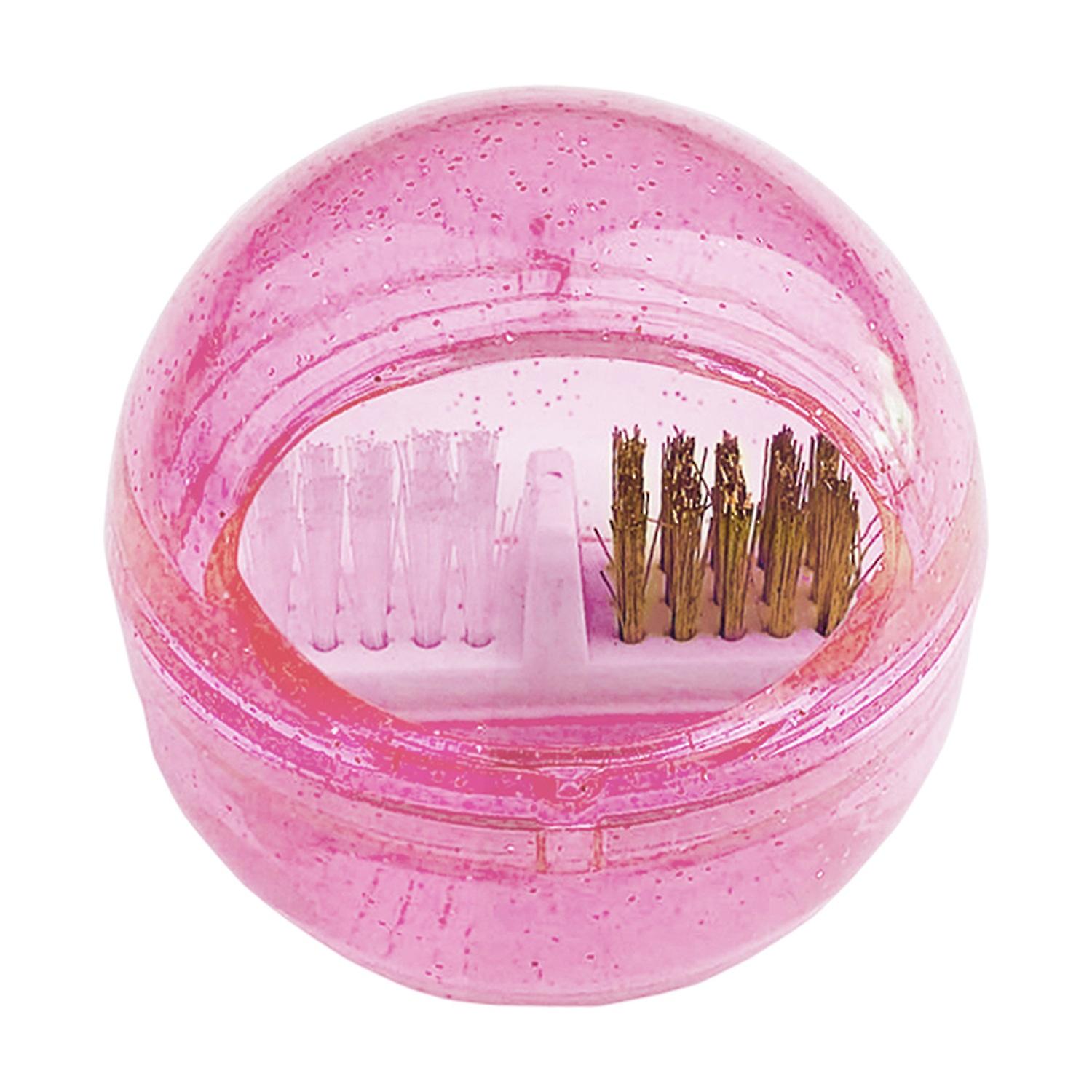 Drill Bit Cleaner with Clear Cover Detachable Easy to Carry Soft Hard Bristle Professional Mini