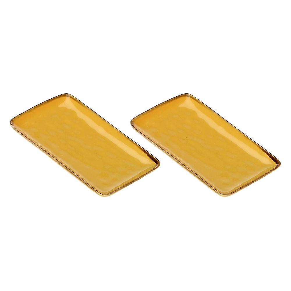Rose&Tulipani set of 2 rectangular trays 27x19 cm R134302719Z