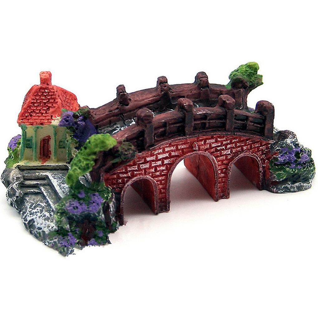 Miniature Aquarium Water Bridge - Fairy Garden Decoration 10x5x4cm