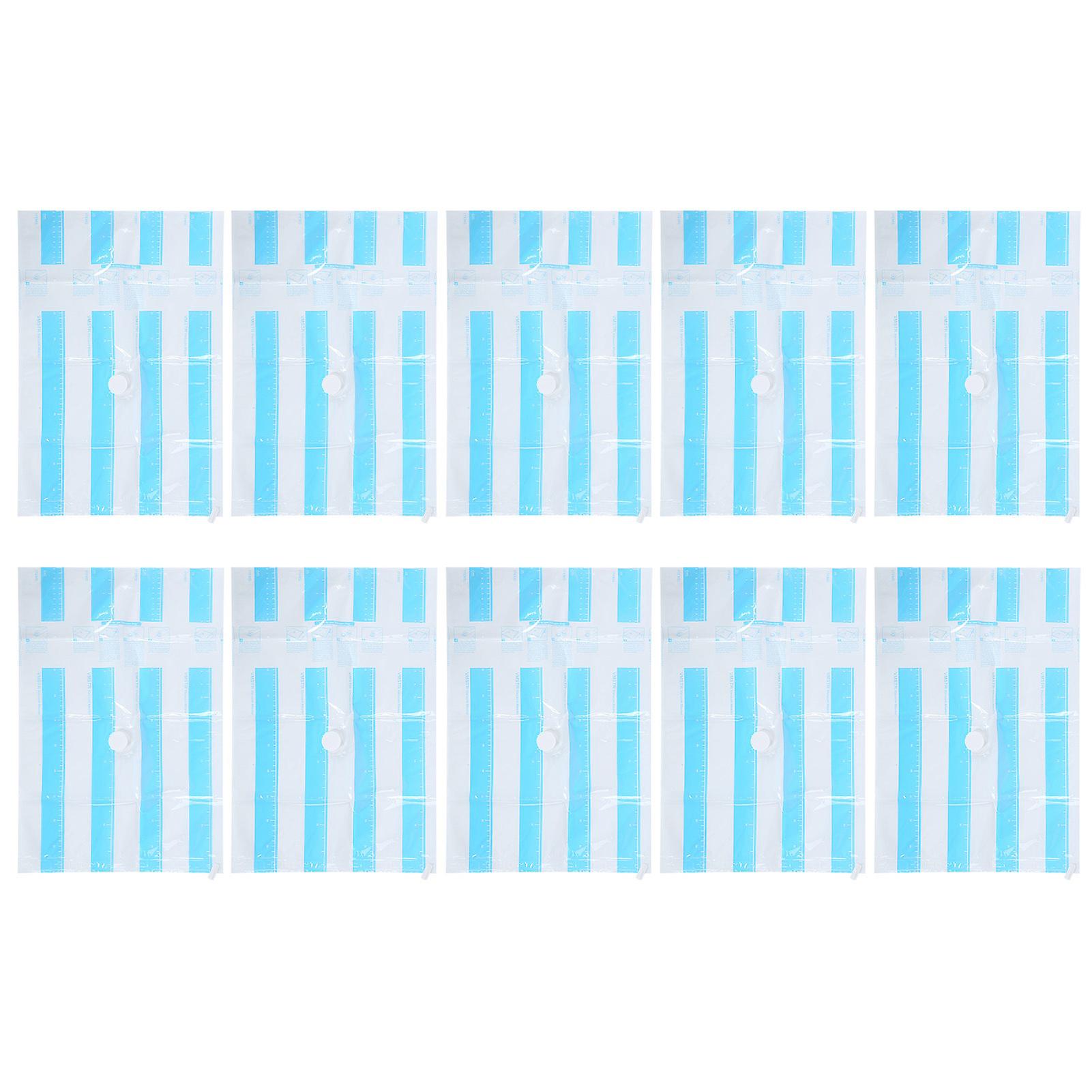 10Pcs/Set 12C Vacuum Storage Bag Space Saving Compressed Bag with 3.5cm Thread Air Inlet