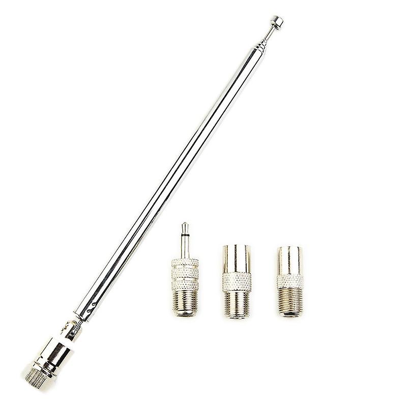 Radio Antenna Telescopic DAB FM Aerial W 3 Adapter HiFi AV Receiver ...