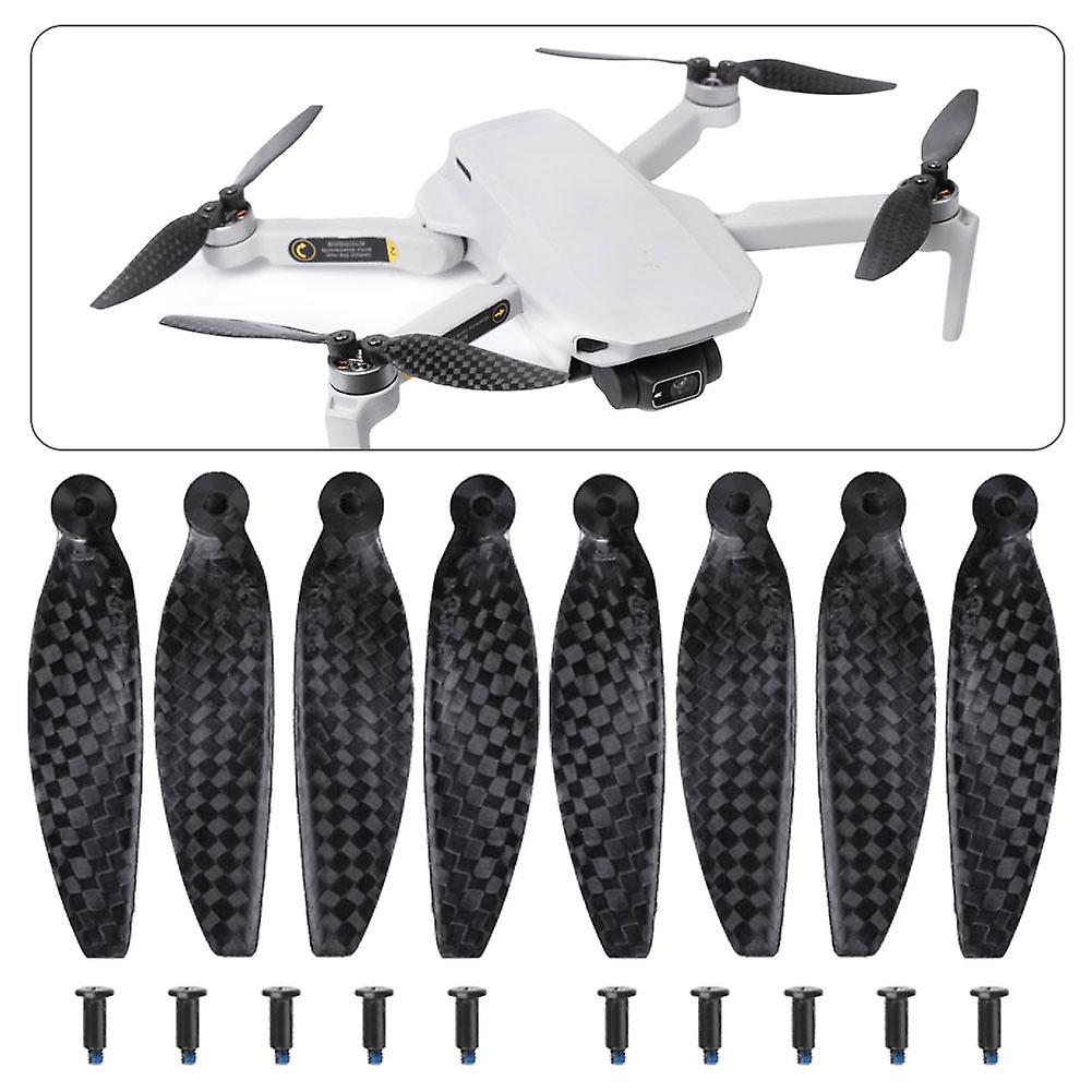 4PCS 低噪音 Mini 4K 碳纤维螺旋桨,适用于 Mini 4K/2 SE/2/SE